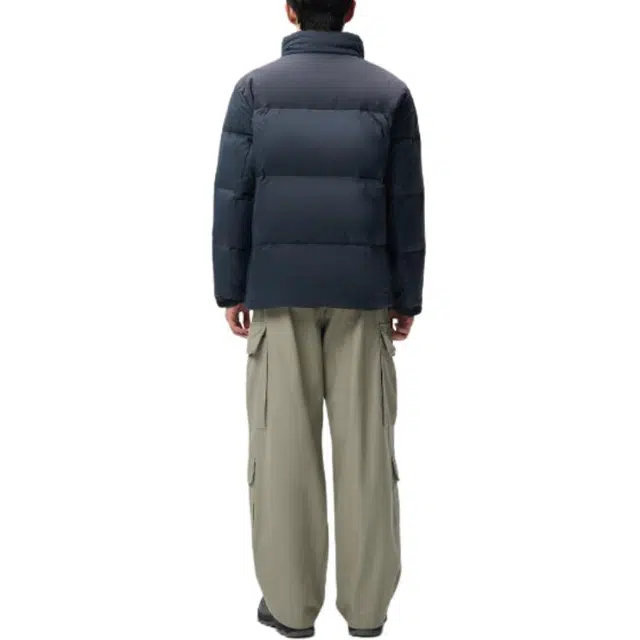 探路者 保暖防风防泼水羽绒服 男款 藏蓝