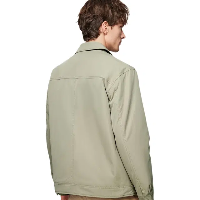 红豆 夹棉加厚保暖高级感工装夹克商务休闲百搭通勤秋冬外套棉服 男款