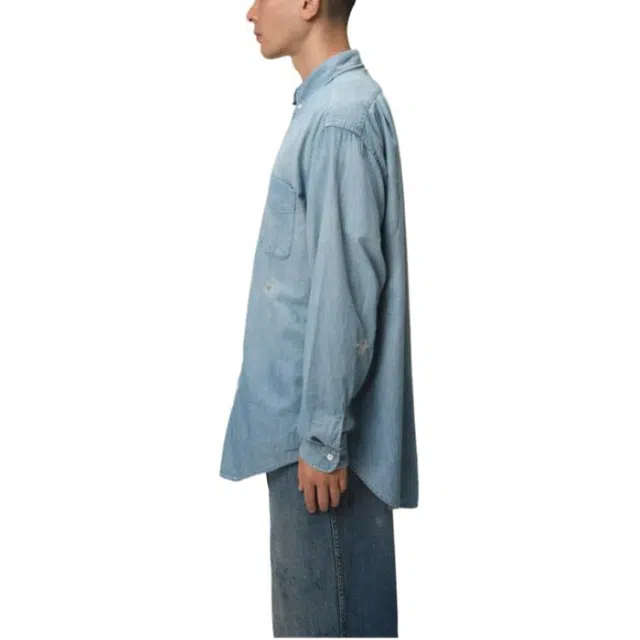 bowwow SS25 REPAIR AGEING CHAMBRAY SHIRTS