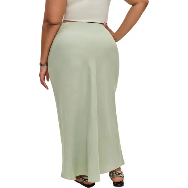 REFORMATION Layla Linen Skirt Es