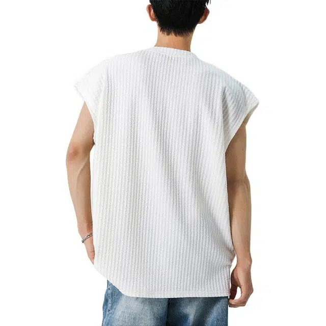 单爵 肌理感简约百搭时尚背心 男女同款