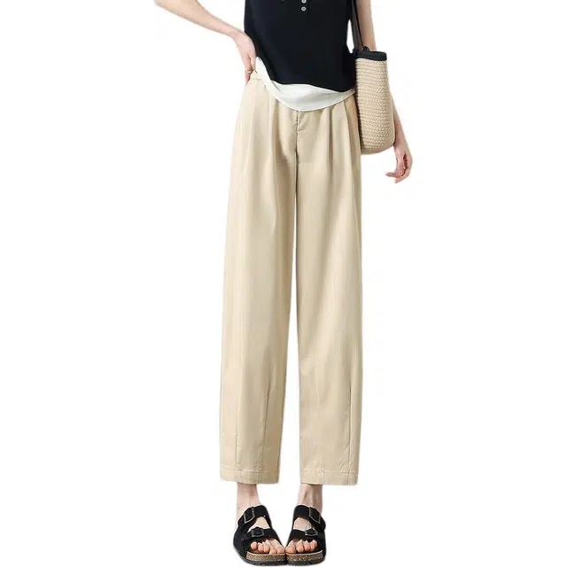 惟熙 【抗皱】小个子八分气球裤女休闲裤 女款