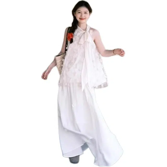 沐晓欣 舒适简约时尚百搭裙装套装 女款