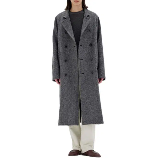Auralee FW25 SHETLAND WOOL DOUBLE CLOTH COAT