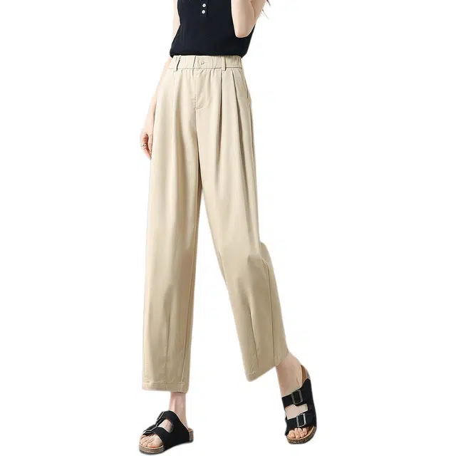 惟熙 【抗皱】小个子八分气球裤女休闲裤 女款