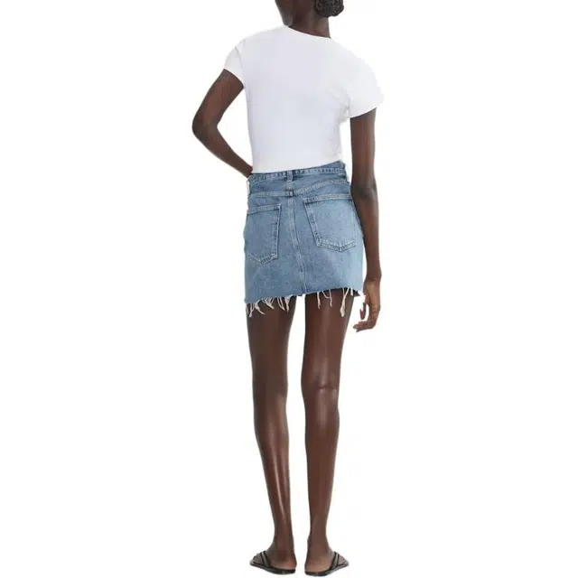 ARITZIA SS25 AGOLDE V-waist Mini Skirt