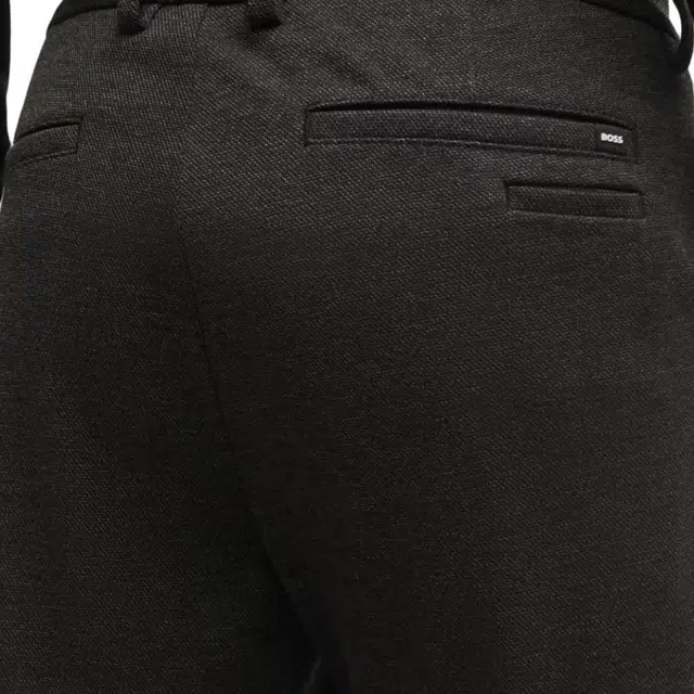 HUGO BOSS Trousers In Structured Performance-Stretch Material