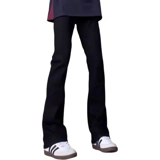 法文箱子 基础百搭微喇美式休闲直筒牛仔裤 男款