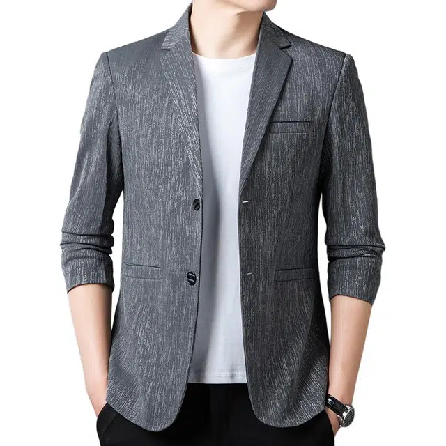 卡丹狄诺 男士西服秋季宽松简约单西上衣潮流春季轻商务休闲职业装西装外套 男款