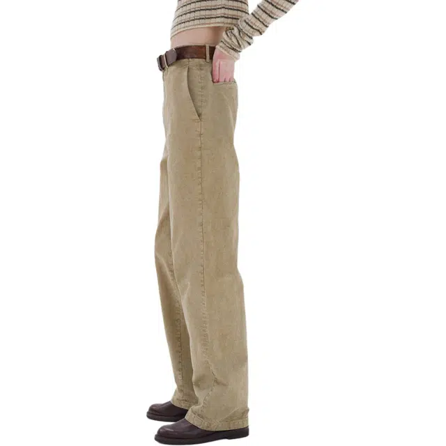 Auralee FW25 PRODUCT DYED FINX CHINO NARROW PANTS
