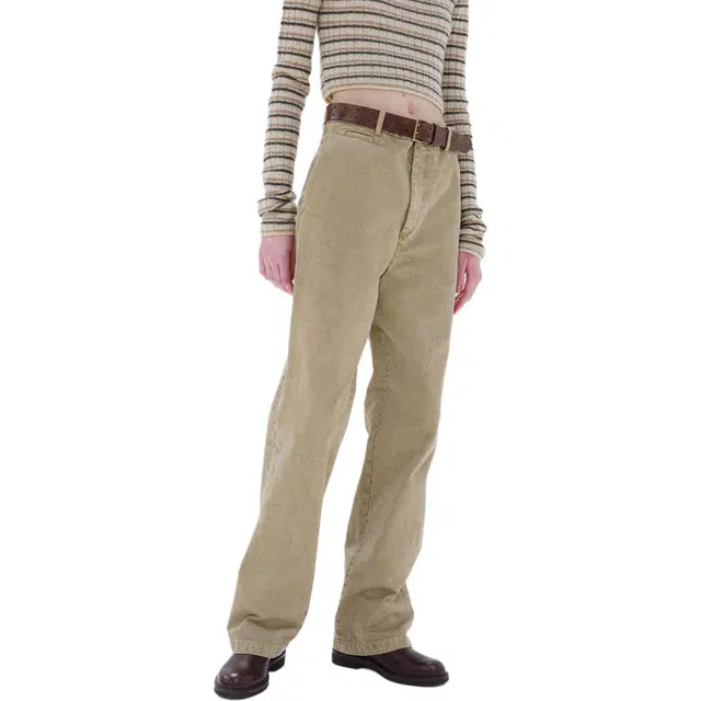 Auralee FW25 PRODUCT DYED FINX CHINO NARROW PANTS