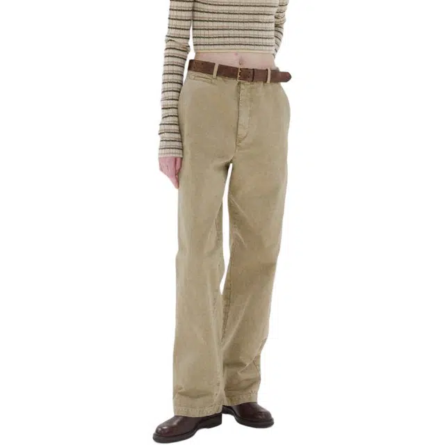 Auralee FW25 PRODUCT DYED FINX CHINO NARROW PANTS
