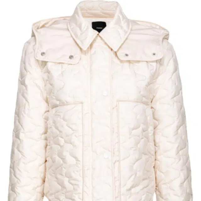 PINKO Hooded Short Cotton Jacket