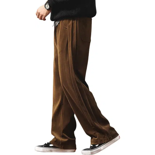 格蓝鹿 美式立体美拉德水洗复古潮牌百搭重磅宽松休闲垂感阔腿工装裤 男女同款