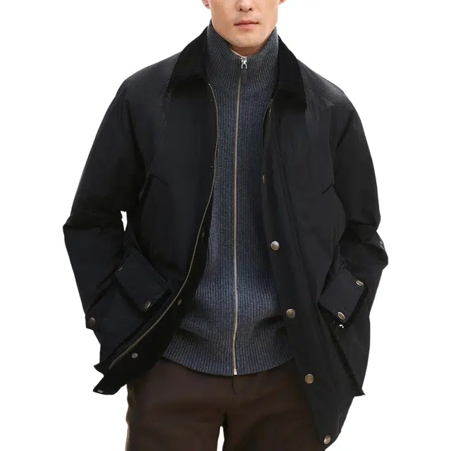 丹宁哲学 复古绅士 日本进口高密面料棉服 男款