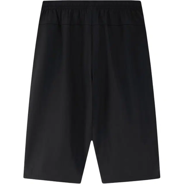 鸿星尔克 跑步系列 字母中腰透气百搭时尚七分休闲短裤 男款