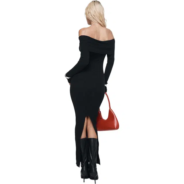 PRINCESS POLLY Phylis off the shoulder maxi dress