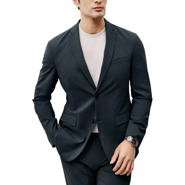 丹宁哲学 高端春夏通勤 黑科技轻盈抗皱易打理商务男士西装 男款