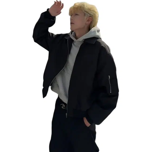 单爵 廓形男生外套秋季美式痞帅飞行高级感翻领夹克 男女同款