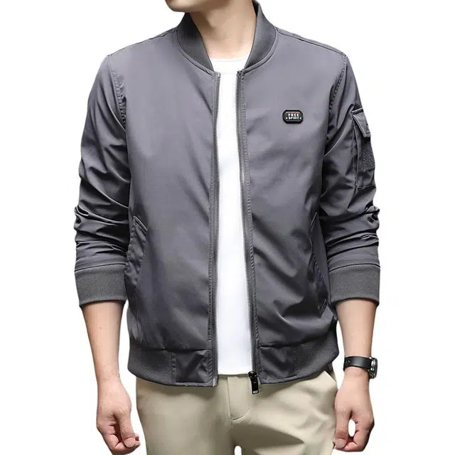 卡丹狄诺 户外工装时尚飞行服外套男春秋季抗皱防风休闲棒球领茄克衫宽松通勤夹克 男款