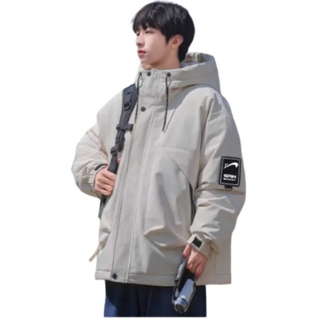 贵人鸟 保暖系列 舒适防风耐磨羽绒服 男款