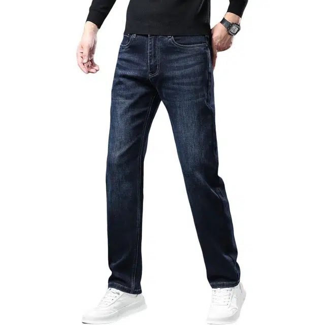海尔斯 简约直筒百搭时尚潮流舒适牛仔裤 男款