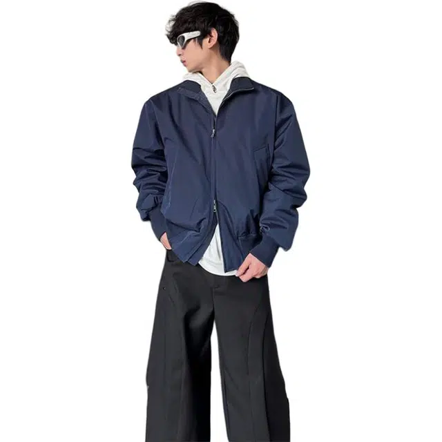 单爵 飞行外套棉衣男款冬季廓形立领高级感痞帅棉服 男女同款