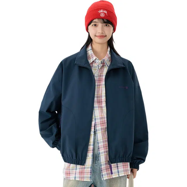 拓菲 外套男款春秋款户外潮流高街纯色棒球服运动情侣女夹克 男女同款