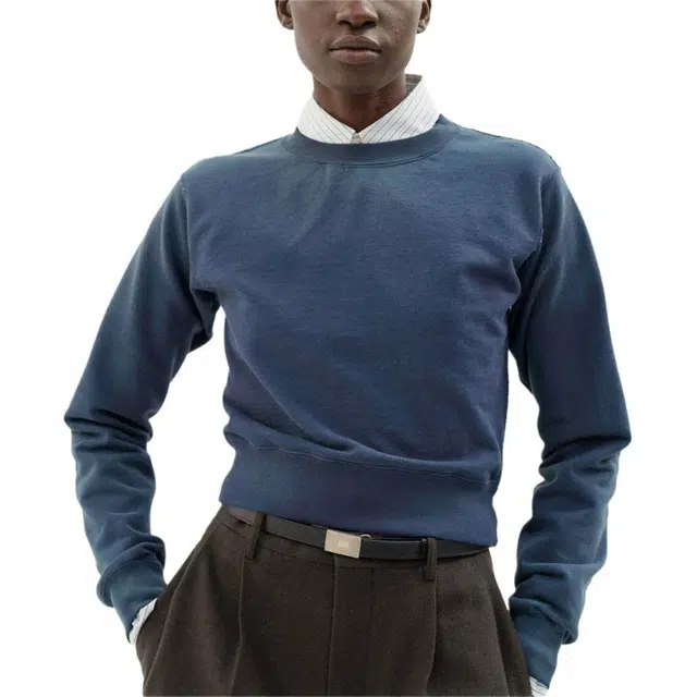 Auralee FW25 PRODUCT DYED PIMA LIGHT SWEAT PO T