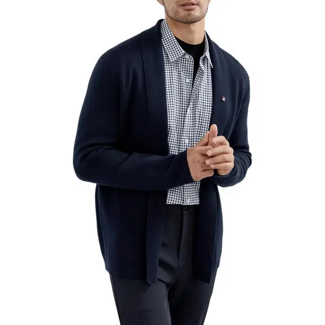 丹宁哲学 意式绅士 德国扬子可机洗纯羊毛纱 男士针织衫 男款