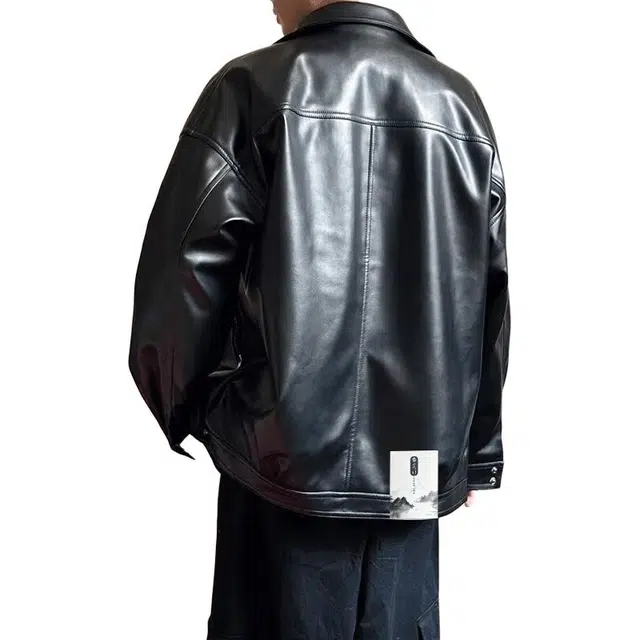 【美式痞帅休闲斜拉链机车皮衣】布客行 潮酷前卫霸气有型不羁亲肤柔软顺滑小众设计高级感百搭宽松日常个性做旧外套夹克 男女同款