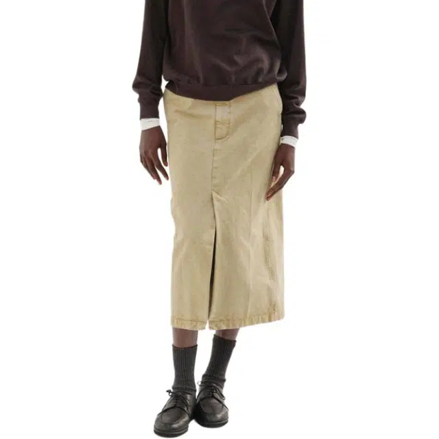 Auralee FW25 PRODUCT DYED FINX CHINO SKIRT