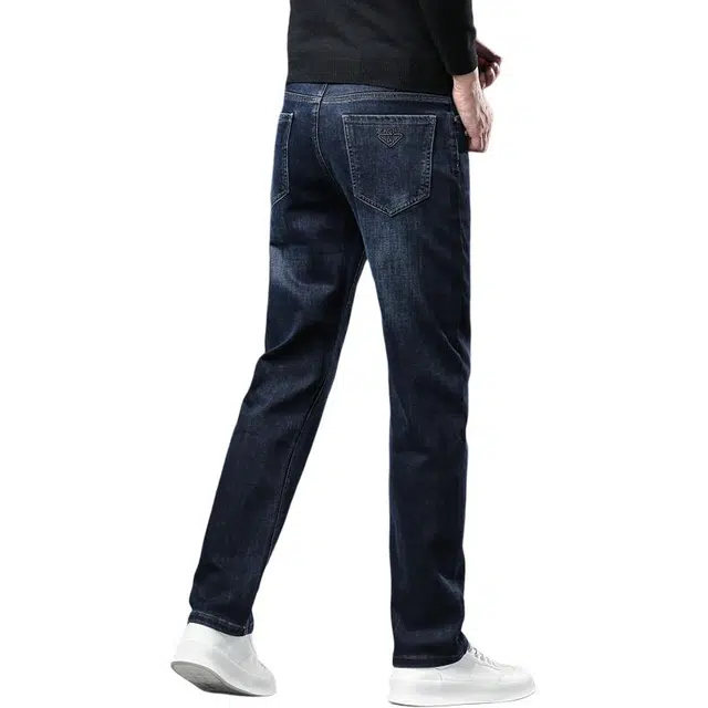 海尔斯 简约直筒百搭时尚潮流舒适牛仔裤 男款