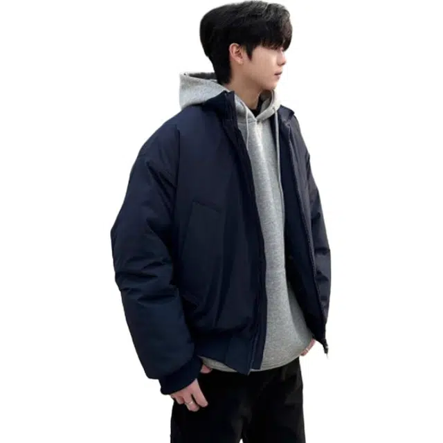 单爵 飞行外套棉衣男款冬季廓形立领高级感痞帅棉服 男女同款