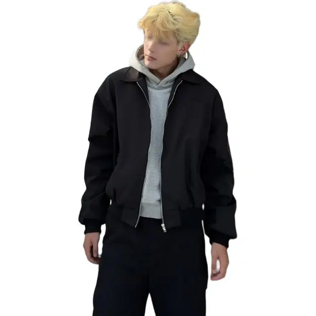 单爵 廓形男生外套秋季美式痞帅飞行高级感翻领夹克 男女同款