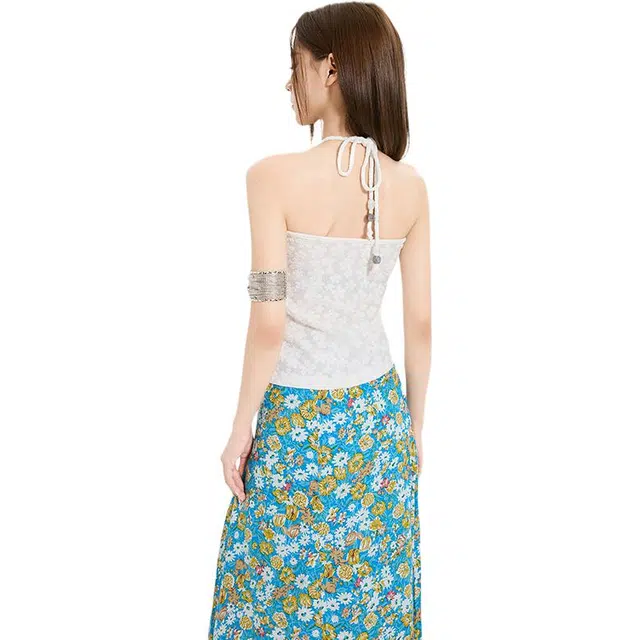 玫丝朵 美式纯欲风抽褶修身时尚百搭上衣抹胸 女款