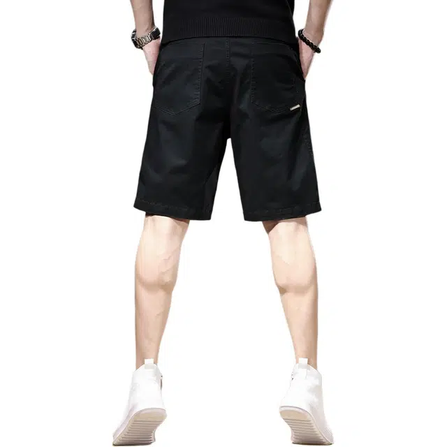 贵色 夏季 美式速干复古高街简约宽松潮牌薄款五分休闲裤工装短裤 男女同款