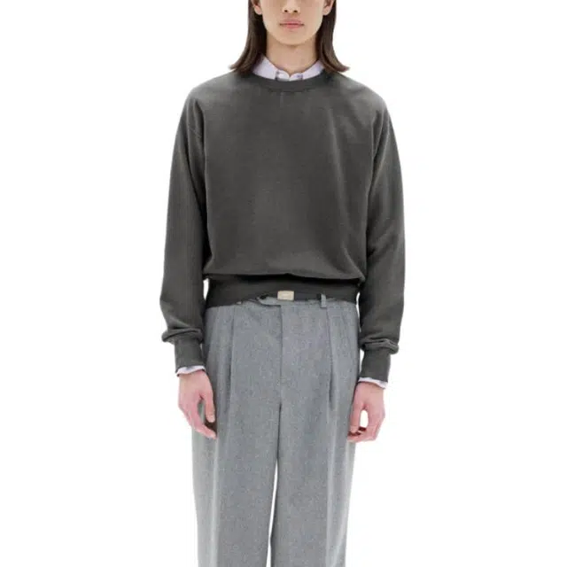 Auralee FW25 PRODUCT DYED PIMA LIGHT SWEAT PO T