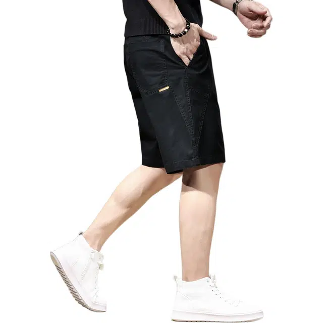 贵色 夏季 美式速干复古高街简约宽松潮牌薄款五分休闲裤工装短裤 男女同款