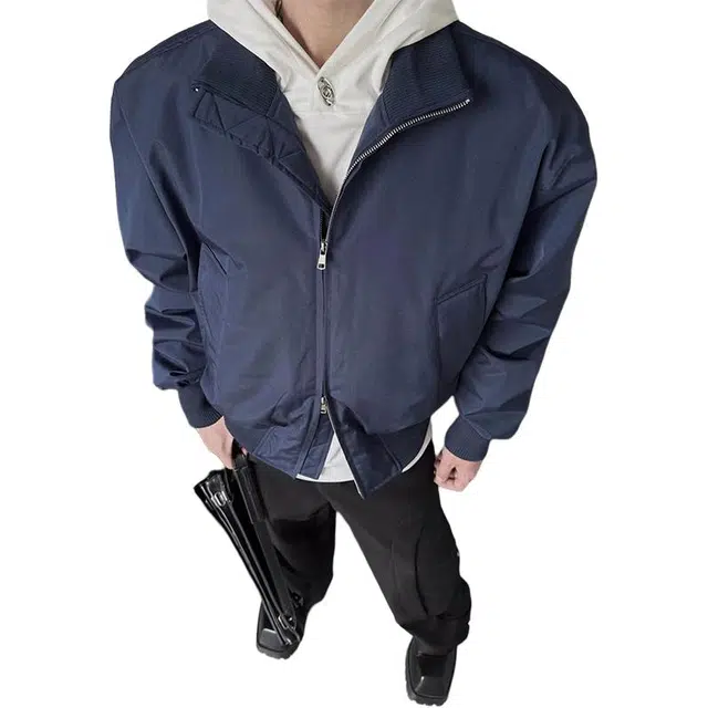 单爵 飞行外套棉衣男款冬季廓形立领高级感痞帅棉服 男女同款