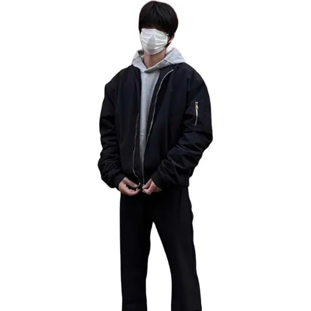 单爵 廓形男生外套秋季美式痞帅飞行高级感翻领夹克 男女同款