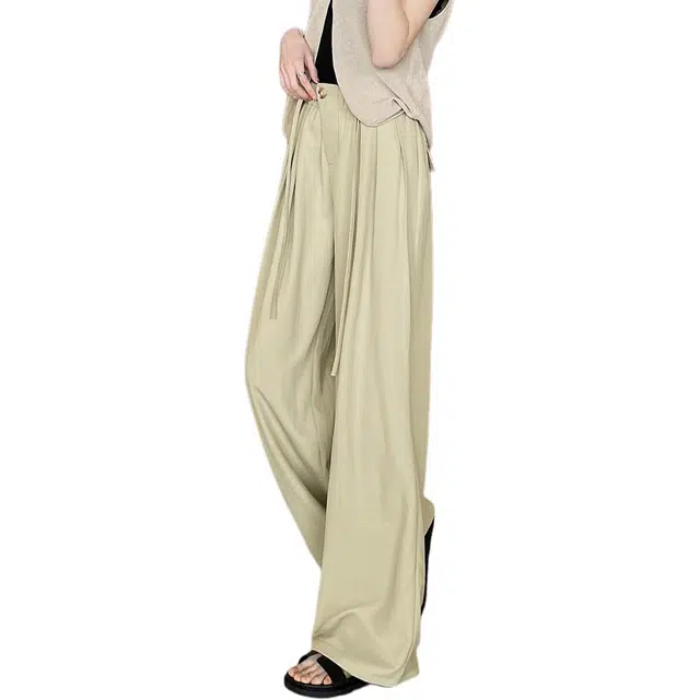 惟熙 冰爽凉凉垂坠感慵懒风山本裤休闲裤 女款