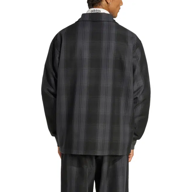 adidas originals Firebird FW25 ALL BLACKS PLAID TRACK TOP