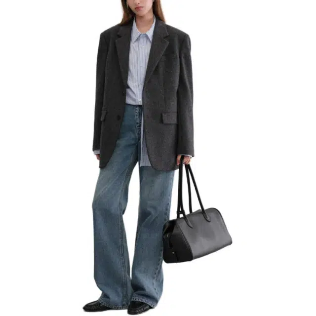 Dunst RELAXED FLARE JEANS CLASSIC BLUE