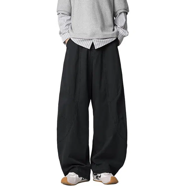 China Aerospace Wide Leg Pants