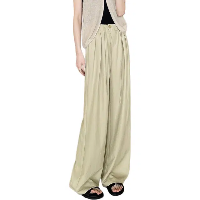 惟熙 冰爽凉凉垂坠感慵懒风山本裤休闲裤 女款