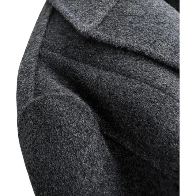 宫奴 日系复古潮牌轻商务中长款西服毛呢大衣 男女同款
