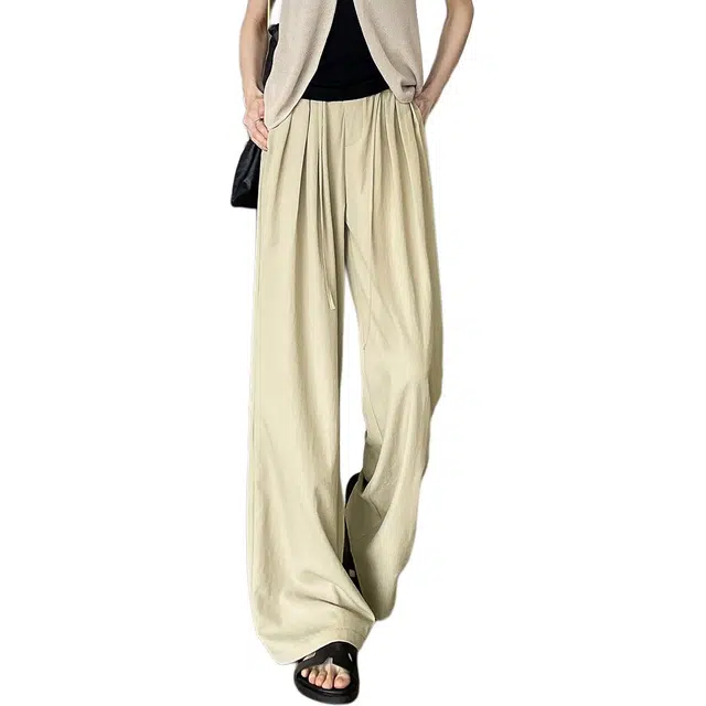 惟熙 冰爽凉凉垂坠感慵懒风山本裤休闲裤 女款