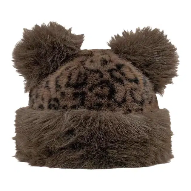 梦特娇 保暖加厚大头围 聚酯纤维 帽子 男女同款情侣款