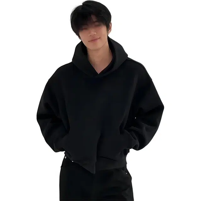 单爵 美式复古基础款连帽上衣男款秋冬痞帅高级感硬挺卫衣 男女同款